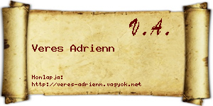 Veres Adrienn névjegykártya