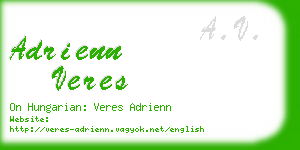 adrienn veres business card